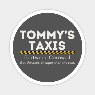 Doc Martin Tommy's Taxis Portwenn Port Isaac Cornwall Magnet